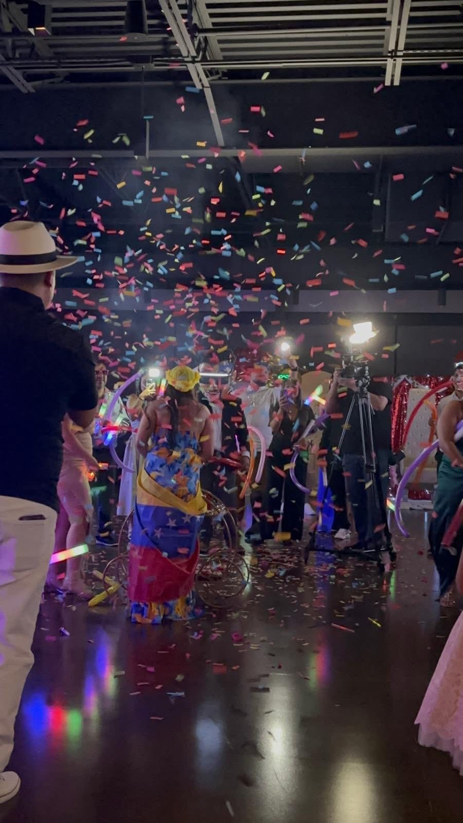 Live Latin band performance